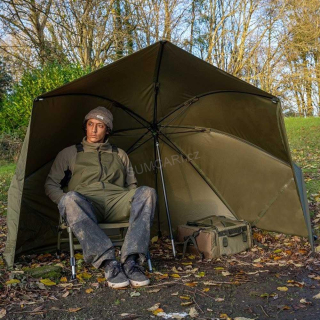 Korum rybářský přístřešek Progress - Graphite Brolly Shelter 50"