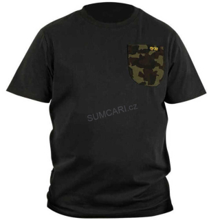 Avid Carp tričko Cargo T-Shirt Black, vel. XXL