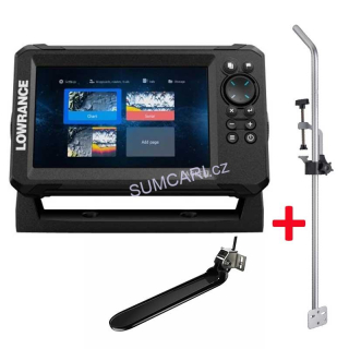 Lowrance sonar EAGLE 7 se sondou Tripleshot HD | ZDARMA držák sondy