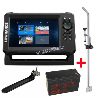 Lowrance sonar EAGLE 9 sonda Tripleshot HD | ZDARMA držák sondy a baterie