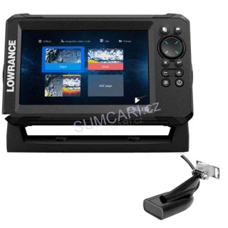 Lowrance sonar EAGLE 7, sonda 83/200 HDI
