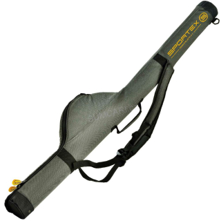 Sportex pouzdro tubus na 1 prut s navijákem VIII NEW, šedé 125cm