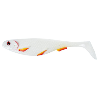 Stroft gumová nástraha PREDATOR White Fire Fin, 18cm