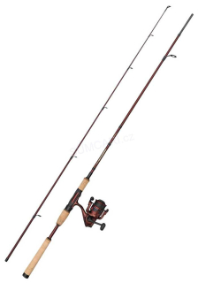 Abu Garcia prut Tormentor 2 M 2.13m, 15-35g, 2 dílný + RN 2000 + Fireline Smoke