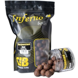 Carp Inferno rozpustné boilies Hot Line XTAZI, 20mm 1 kg