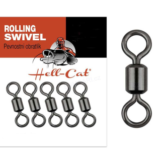 Hell-Cat pevnostní obratlíky Power Rolling Swivel vel. 4/0, 135kg - 5ks