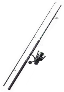 MadCat přívlačový set prut Black Spin 2.70m 40-150g - naviják MadCat 5500