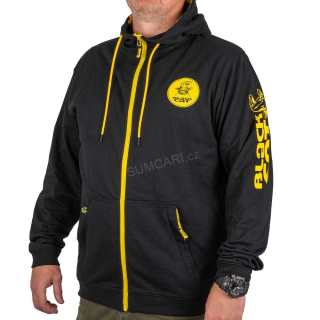 Black Cat mikina Black ZIP Hoody, vel. XXL