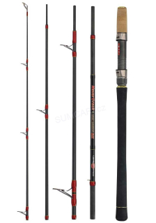 WFT prut NC High Carbon II Jig & Pilk TRAVEL 2.45m 30-120g, 5 díl