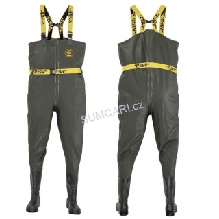 Black Cat prsačky Green Booted Waders, vel. 42