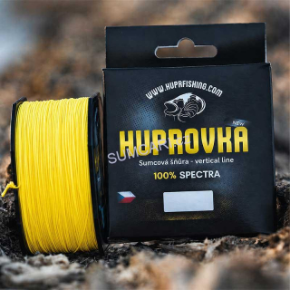 Huprovka šňůra na sumce Vertical Premium line 0.42mm 35kg, 300m - žlutá