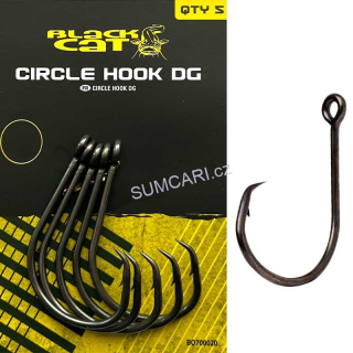 Black Cat háček na sumce Circle Hook DG 8/0, 5 ks