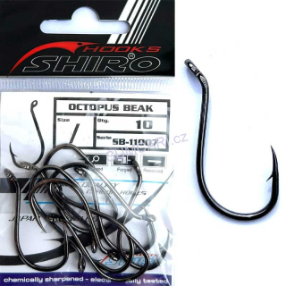 Shiro háček s očkem OCTOPUS 5/0, 10ks