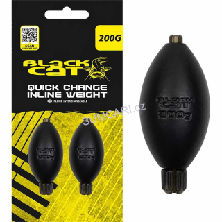 Black Cat sumcové zátěže Quick Change Inline Weight 200g, 2ks