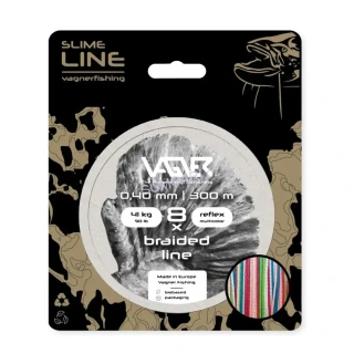 VAGNER sumcová šňůra Braided Line Reflex 0.40mm 41kg, 300m