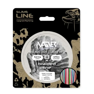 VAGNER sumcová šňůra Braided Line Reflex 0.60mm 63kg, 300m