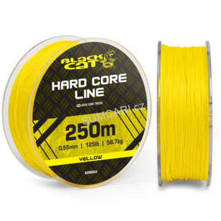 Black Cat sumcová šňůra Hard Core Line Yellow 0.55mm 56.7kg, 250m