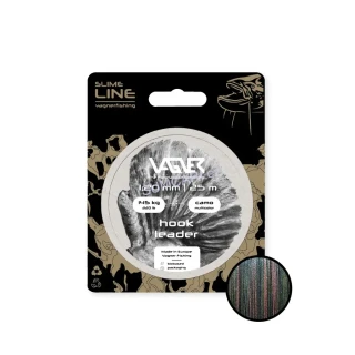 VAGNER návazcová šňůra Hook Leader Camo 1.20mm 145kg, 25m