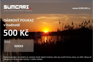 Sumcaři - Dárkový poukaz pro rybáře 500Kč