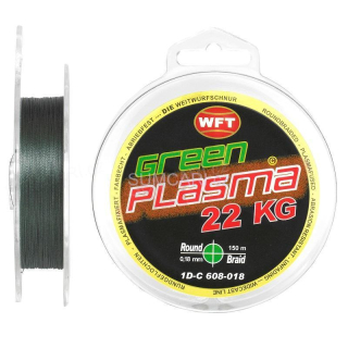 WFT PLASMA Round 0.18mm 22kg 150m, zelená
