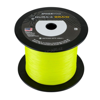 Spiderwire DURA 4 0.35mm 35.00 Kg, žlutá