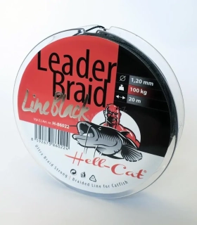Hell-Cat návazcová šňůra Leader Braid 100kg, 20m