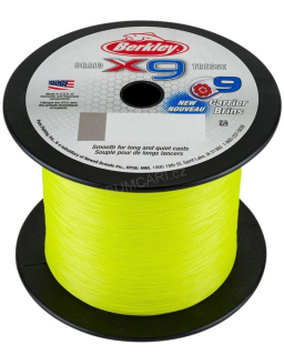 Berkley šňůra X9 0.06mm 6.40kg, žlutá