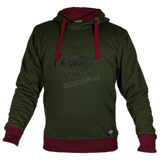Carpstyle mikina Green Forest Hoodie, vel. XL