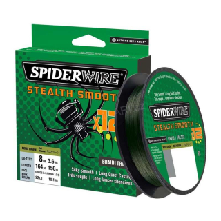 Spiderwire STEALTH Smooth 12 HI-VIS 0.07mm 6.00kg, 150m, zelená